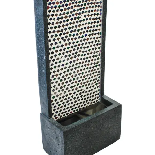 Fuente de poliresina con luces mix de 38.5x20x80cm