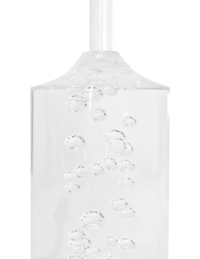Juego de 6 candelabros transparentes de 6x6x16/28/29/30/35/42cm - Image 3
