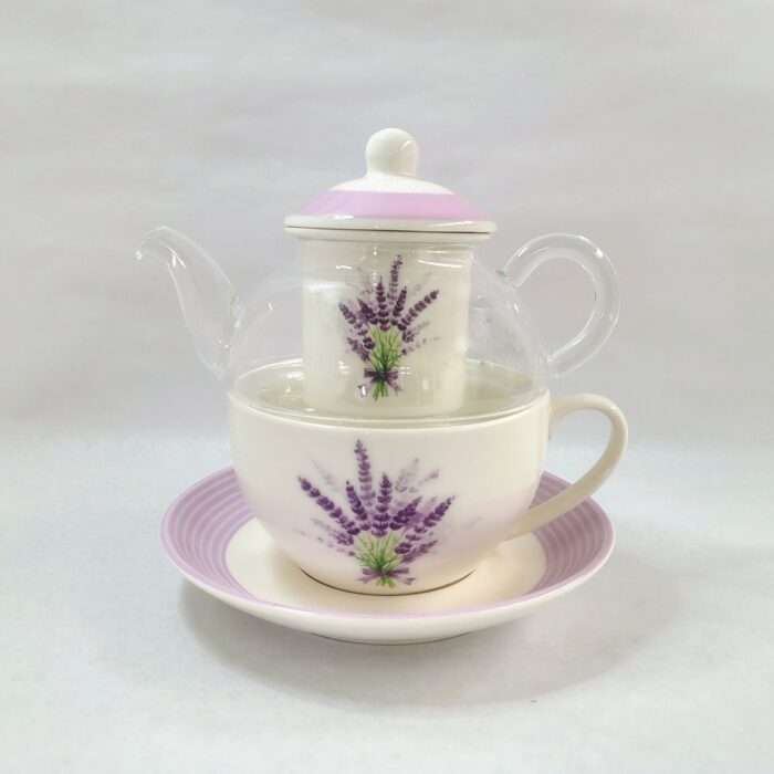 Tetera de Porcelana Diseño Lavanda