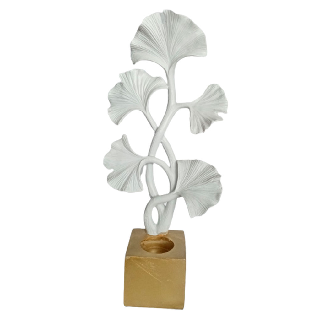 Escultura de hojas blancas - Galerías el Triunfo - 044071821530