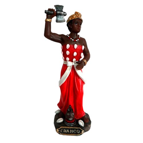 Shangó de polyresina - Galerías el Triunfo - 048132272082