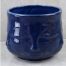 Maceta de porcelana azul - Galerías el Triunfo - 049072578091