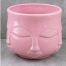 Maceta de porcelana rosa - Galerías el Triunfo - 049072578093