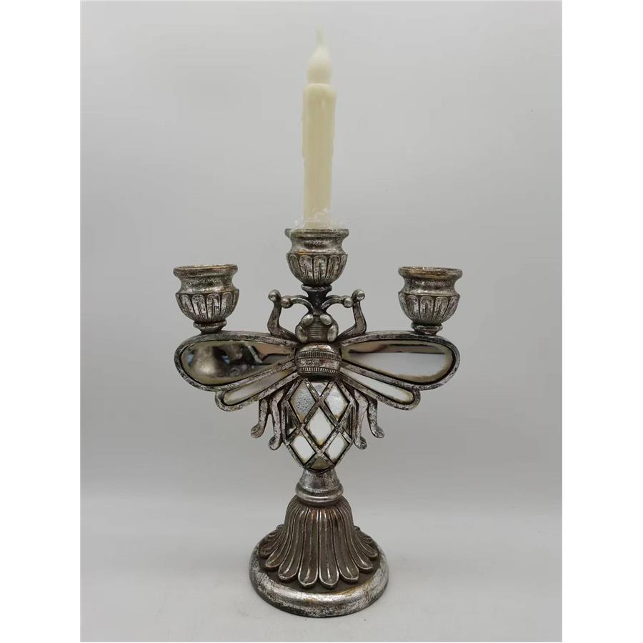 Candelabro para 3 velas - Galerías el Triunfo - 049072778459