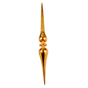 Esfera diseño punta dorada - Galerías el Triunfo - 081207289128