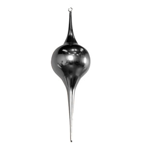 Esfera diseño gota plateada - Galerías el Triunfo - 081207289129
