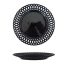 Plato negro de porcelana - Galerías el Triunfo - 090307370305