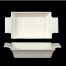 Plato cuadrado de porcelana - Galerías el Triunfo - 090307370349