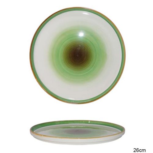 Plato de porcelana blanco - Galerías el Triunfo - 090307370424