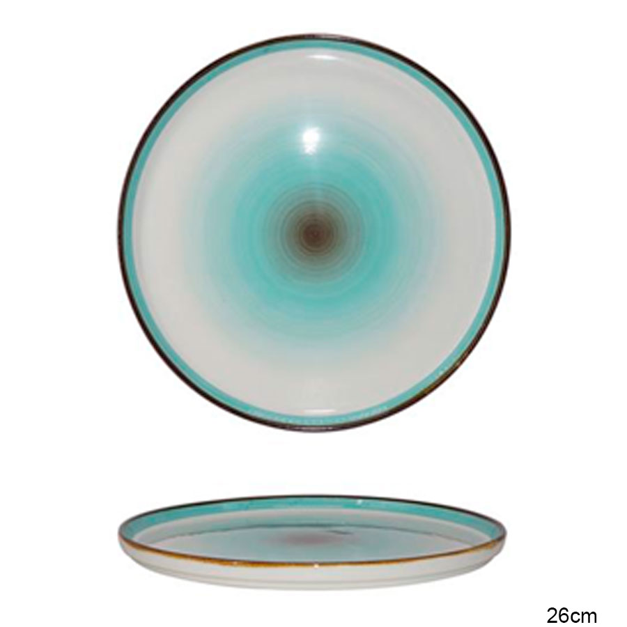 Plato de porcelana blanco - Galerías el Triunfo - 090307370425