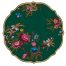 Plato de porcelana verde - Galerías el Triunfo - 095062426072