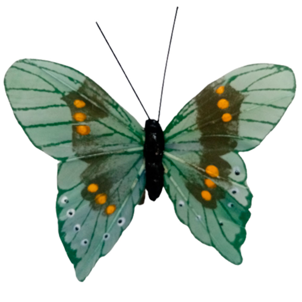 Mariposa verde con pinza - Galerías el Triunfo - 100307378268