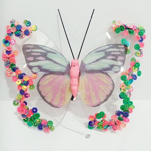 Mariposa purpura transparente - Galerías el Triunfo - 100307378276