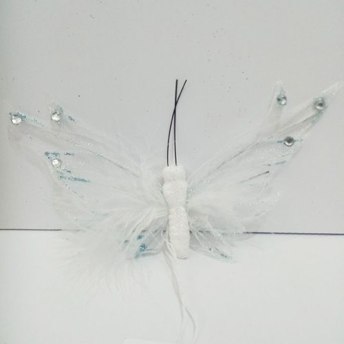 Mariposa blanca y azul - Galerías el Triunfo - 100307378316
