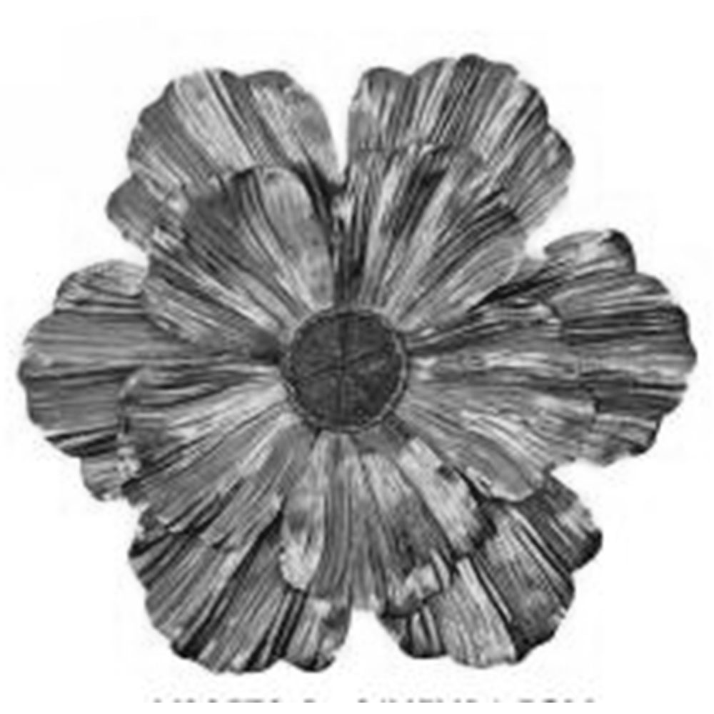 Flor de resina plateada - Galerías el Triunfo - 103072769051