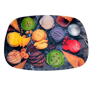 Plato de vidrio rectangular - Galerías el Triunfo - 120071887089