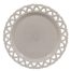 Plato de cristal blanco - Galerías el Triunfo - 120072447065
