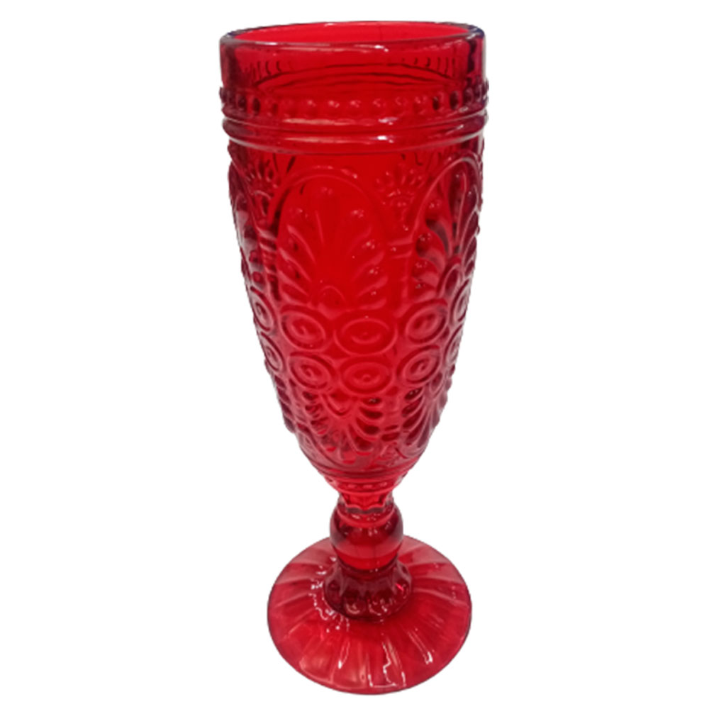 Copa de cristal roja - Galerías el Triunfo - 120072447085