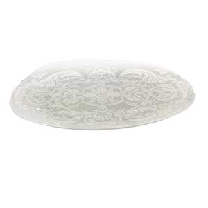 Plato de cristal ovalado - Galerías el Triunfo - 120072586102