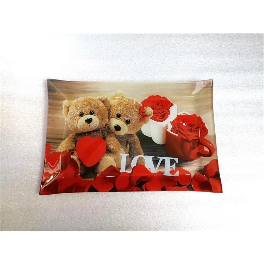 Plato de vidrio rectangular - Galerías el Triunfo - 124071887307