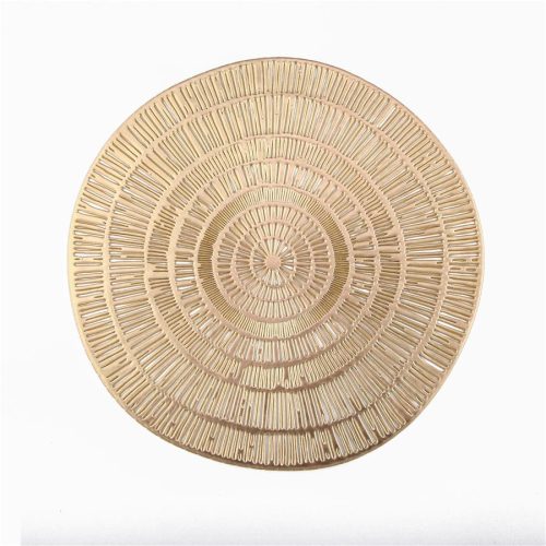 Mantel individual dorado diseño - Galerías el Triunfo - 156072692015