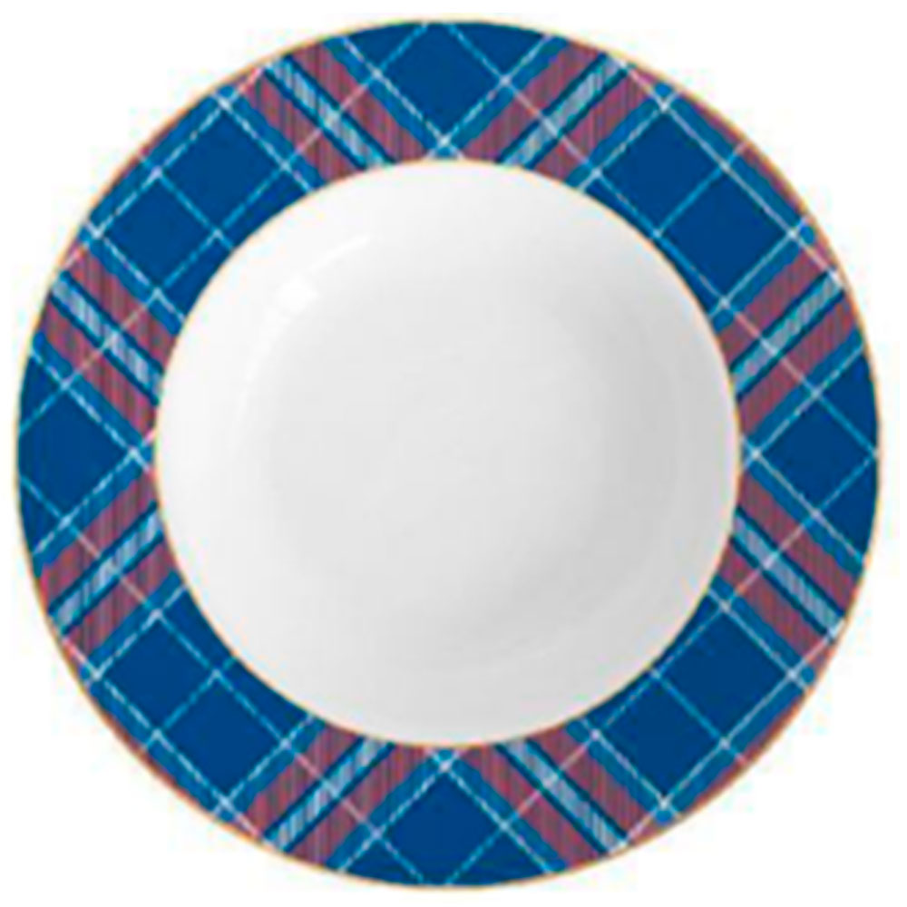 Plato de cerámica hondo - Galerías el Triunfo - 156072791079