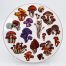 Plato de cerámica estampado - Galerías el Triunfo - 156072791114