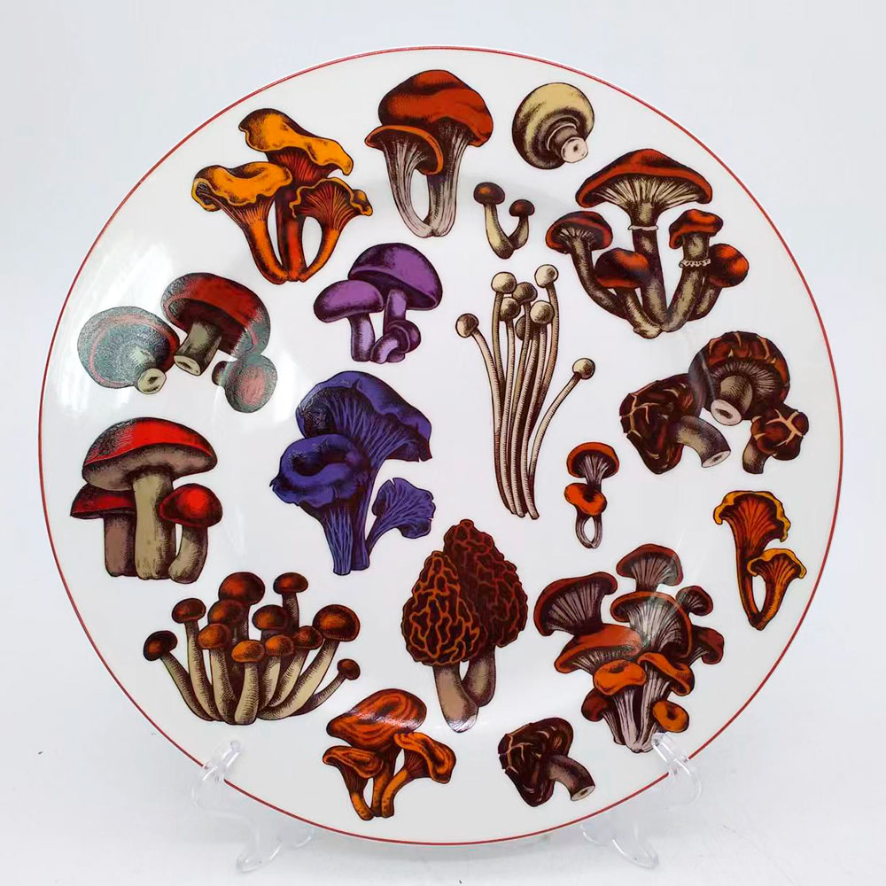 Plato de cerámica estampado - Galerías el Triunfo - 156072791114
