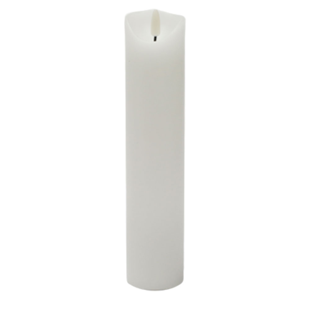 Vela de cera blanca - Galerías el Triunfo - 180207889048