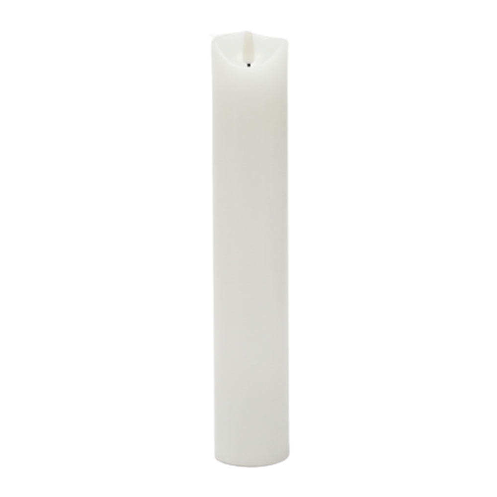 Vela de cera blanca - Galerías el Triunfo - 180207889049