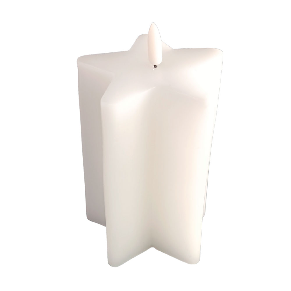 Vela de cera blanca - Galerías el Triunfo - 180207889064