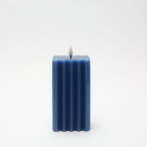 Vela de cera azul - Galerías el Triunfo - 180207889074