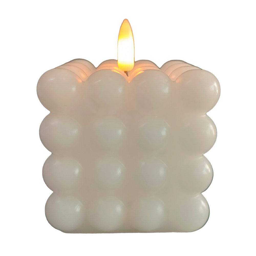 Vela de cera blanca - Galerías el Triunfo - 180207889075