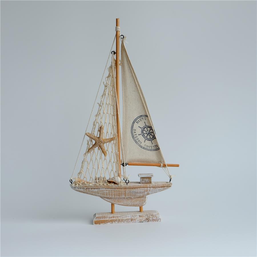Velero con detalles marinos - Galerías el Triunfo - 206071383205