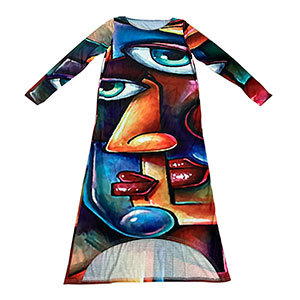Vestido Largo con diseño - Galerías el Triunfo - 291001736115
