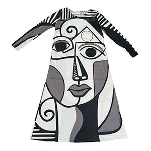 Vestido diseño Rostro - Galerías el Triunfo - 291001736121