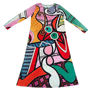 Vestido diseño colores abstractos - Galerías el Triunfo - 291001736142