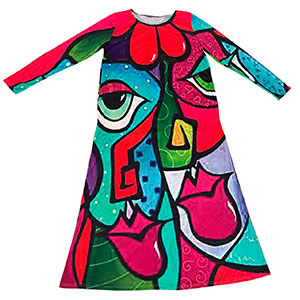 Vestido diseño ojo - Galerías el Triunfo - 291001736149