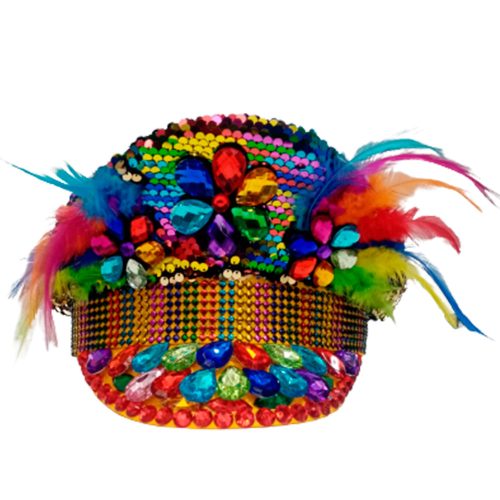 Sombrero de policia multiculor - Galerías el Triunfo - 291001736562