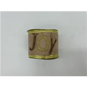 Rollo de listón beige - Galerías el Triunfo - 017771488522