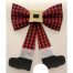 Moño escoces rojo - Galerías el Triunfo - 017771488703