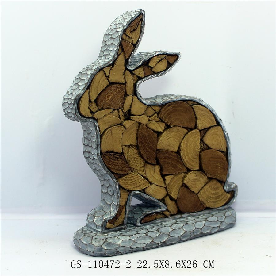 Conejo de poliresina - Galerías el Triunfo - 044071821643