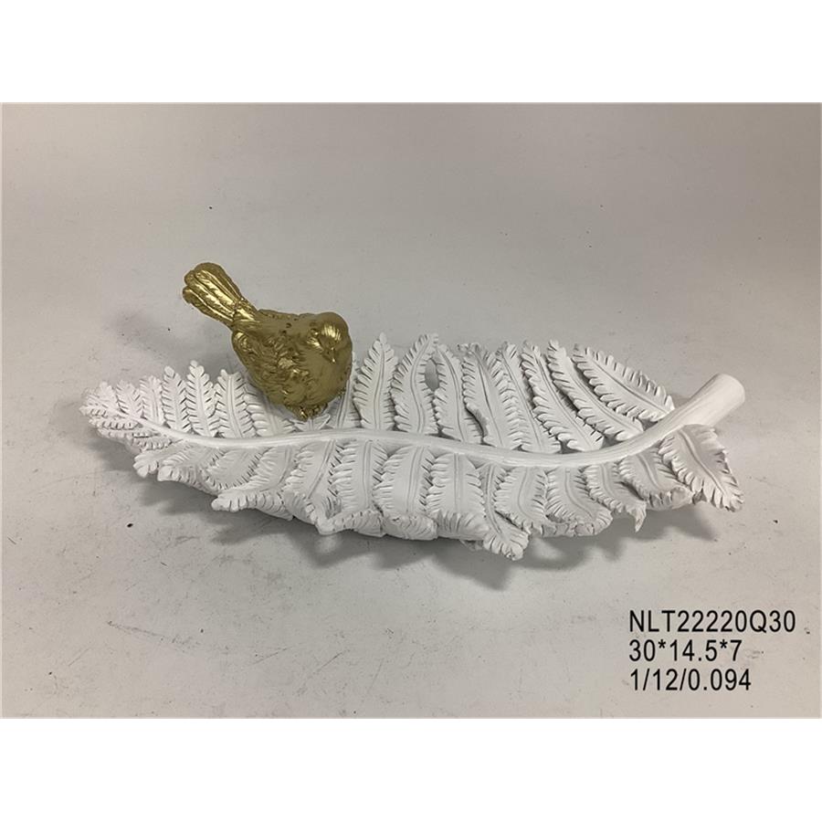 Bebedero de pájaros blanco - Galerías el Triunfo - 044071821663