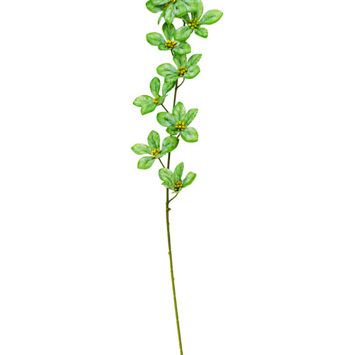 Vara con flores verde de 18x92x0.1cm