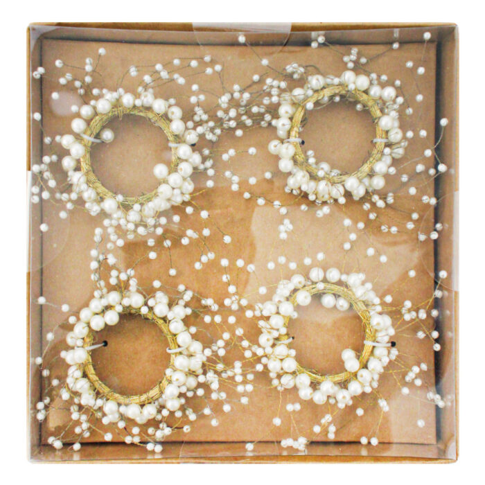 Set de Servilleteros de Bayas Navideñas