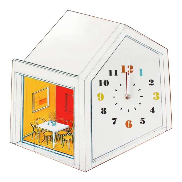 Reloj de Pared Diseño de Casa y Comedor.