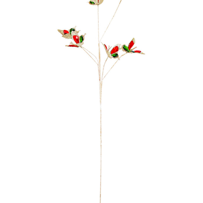 Vara de Mariposas Doradas con Pedrería