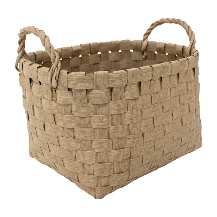 Cesto Ovalado de Tejido Natural