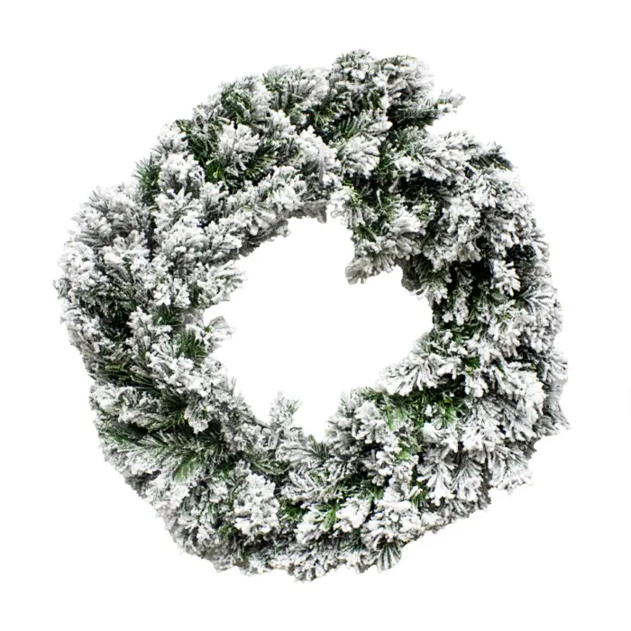 Corona Navideña Nevada