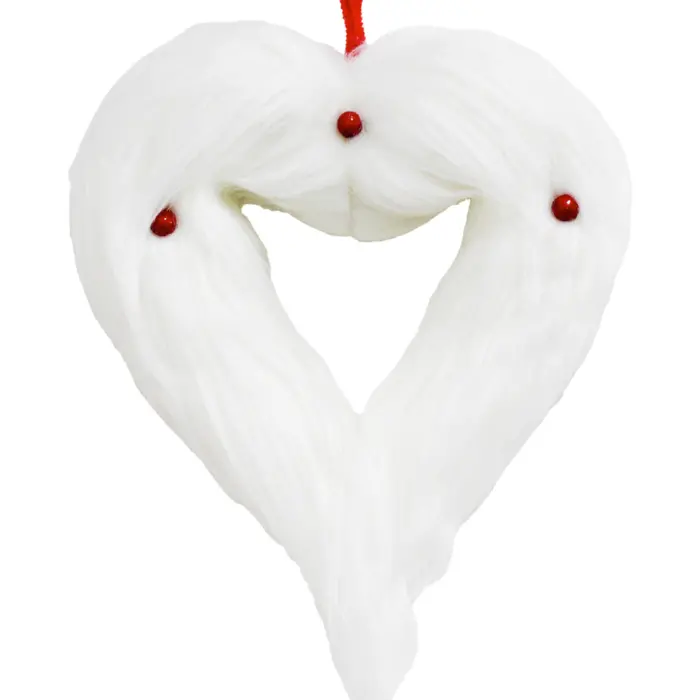 Corona de Peluche Blanca